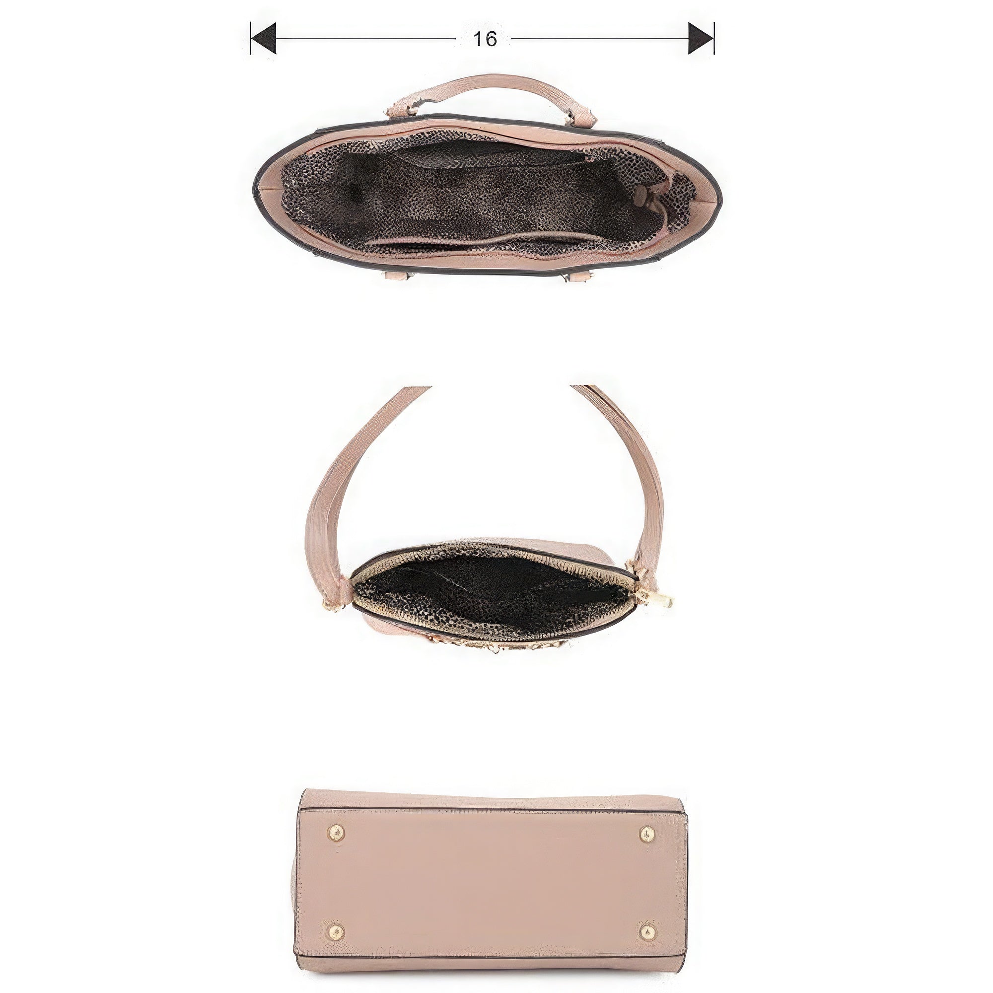 2in1 Smooth Matching Shoulder Tote Bag With Crossbody Set - Flip Flop Dynasty