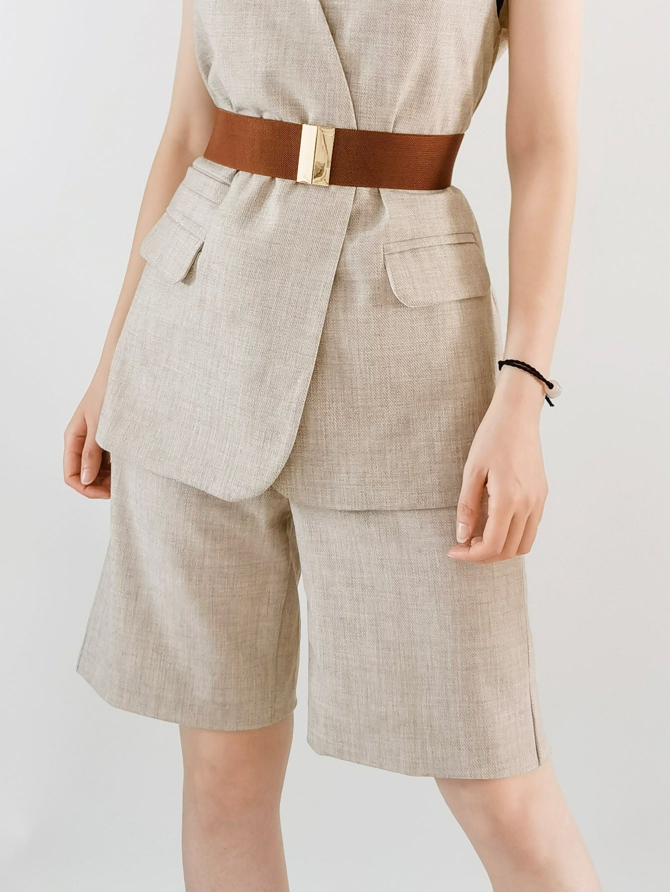 Alloy Buckle Elastic Belt - Flip Flop Dynasty