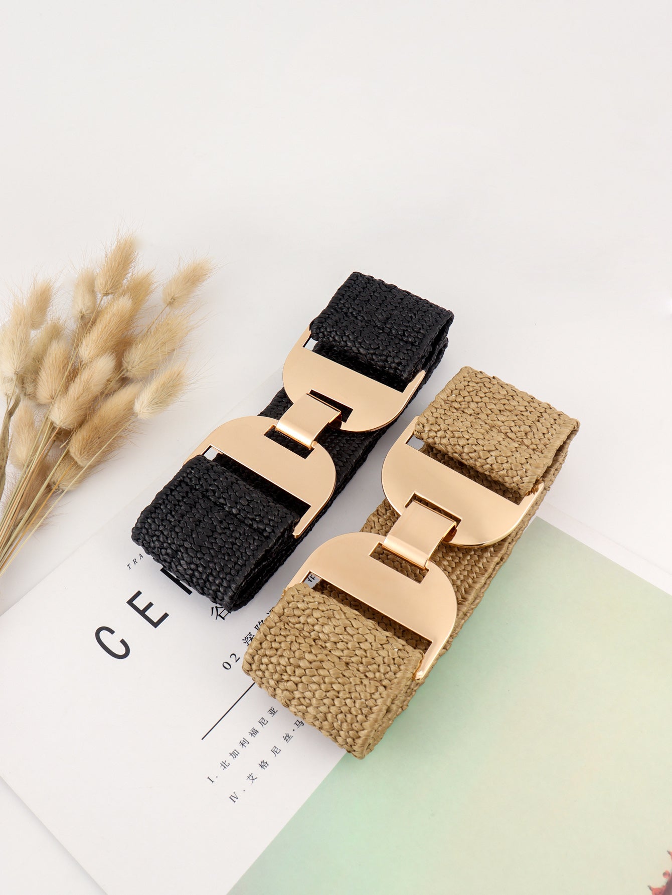 Alloy Buckle Elastic Belt - Flip Flop Dynasty