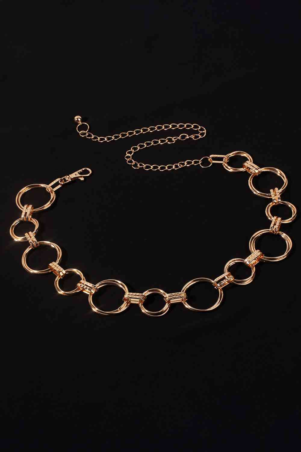Alloy Chain Circle Shape Belt - Flip Flop Dynasty