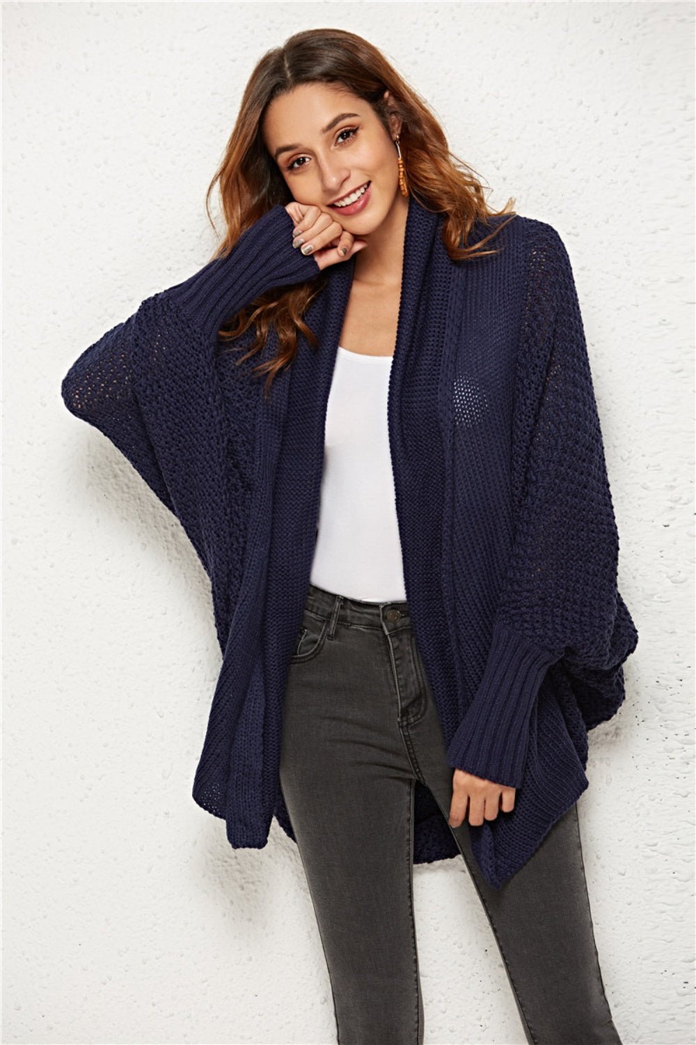 Angel Wings Open Front Batwing Sleeve Cardigan - Flip Flop Dynasty
