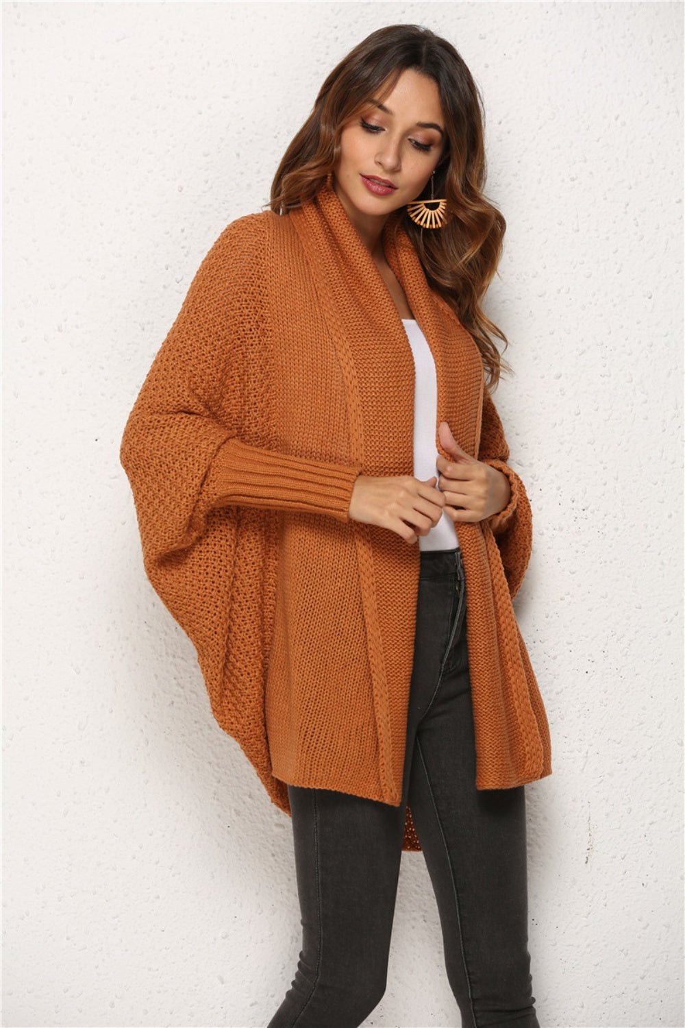 Angel Wings Open Front Batwing Sleeve Cardigan - Flip Flop Dynasty