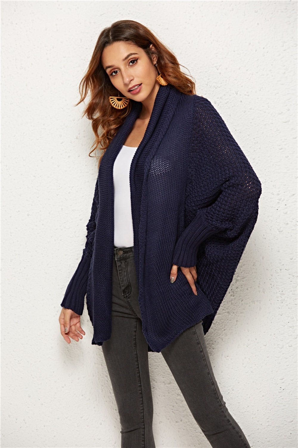 Angel Wings Open Front Batwing Sleeve Cardigan - Flip Flop Dynasty