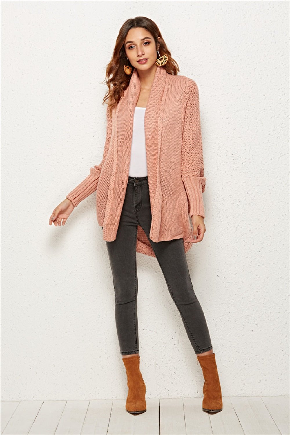 Angel Wings Open Front Batwing Sleeve Cardigan - Flip Flop Dynasty