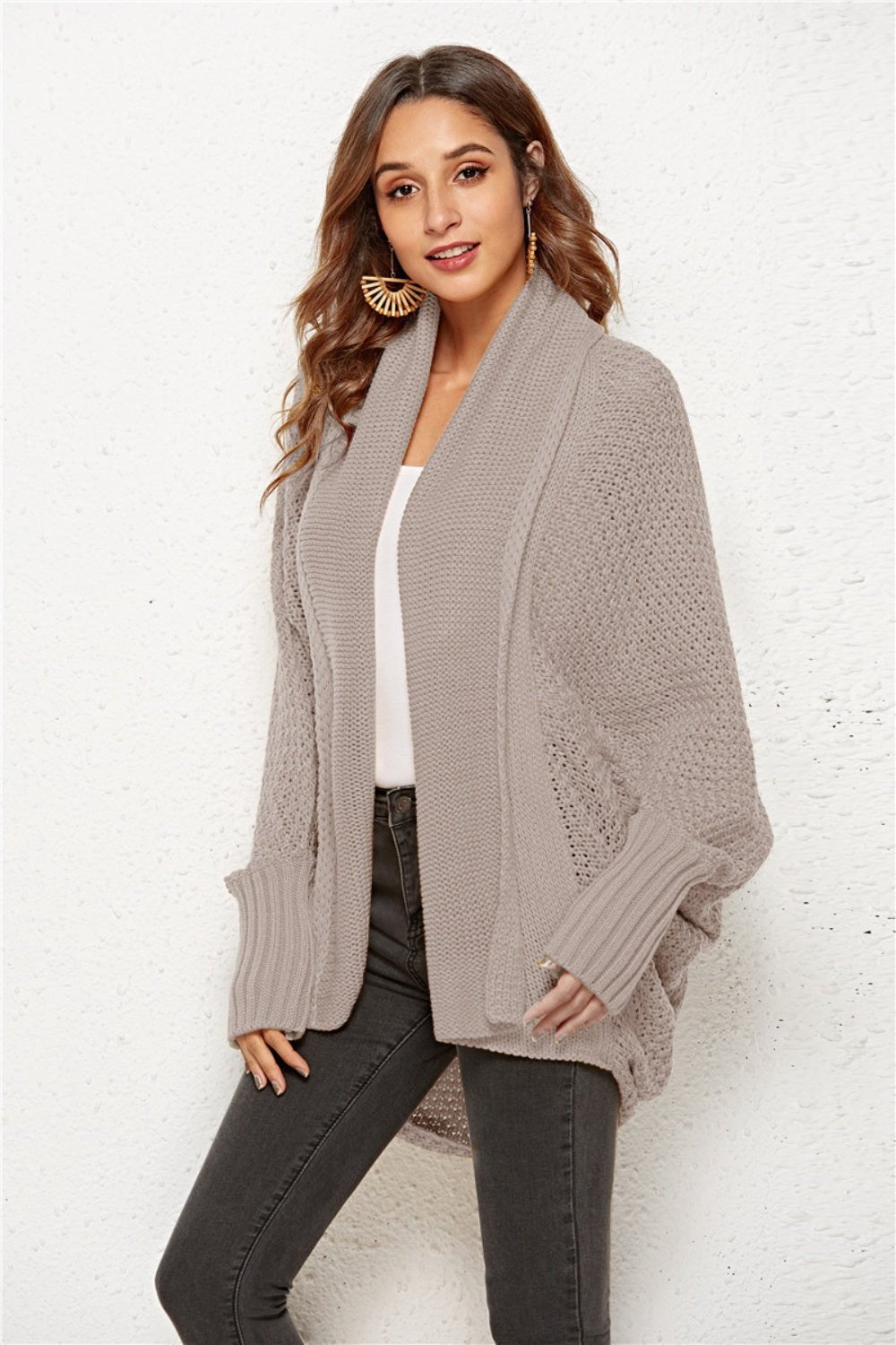 Angel Wings Open Front Batwing Sleeve Cardigan - Flip Flop Dynasty