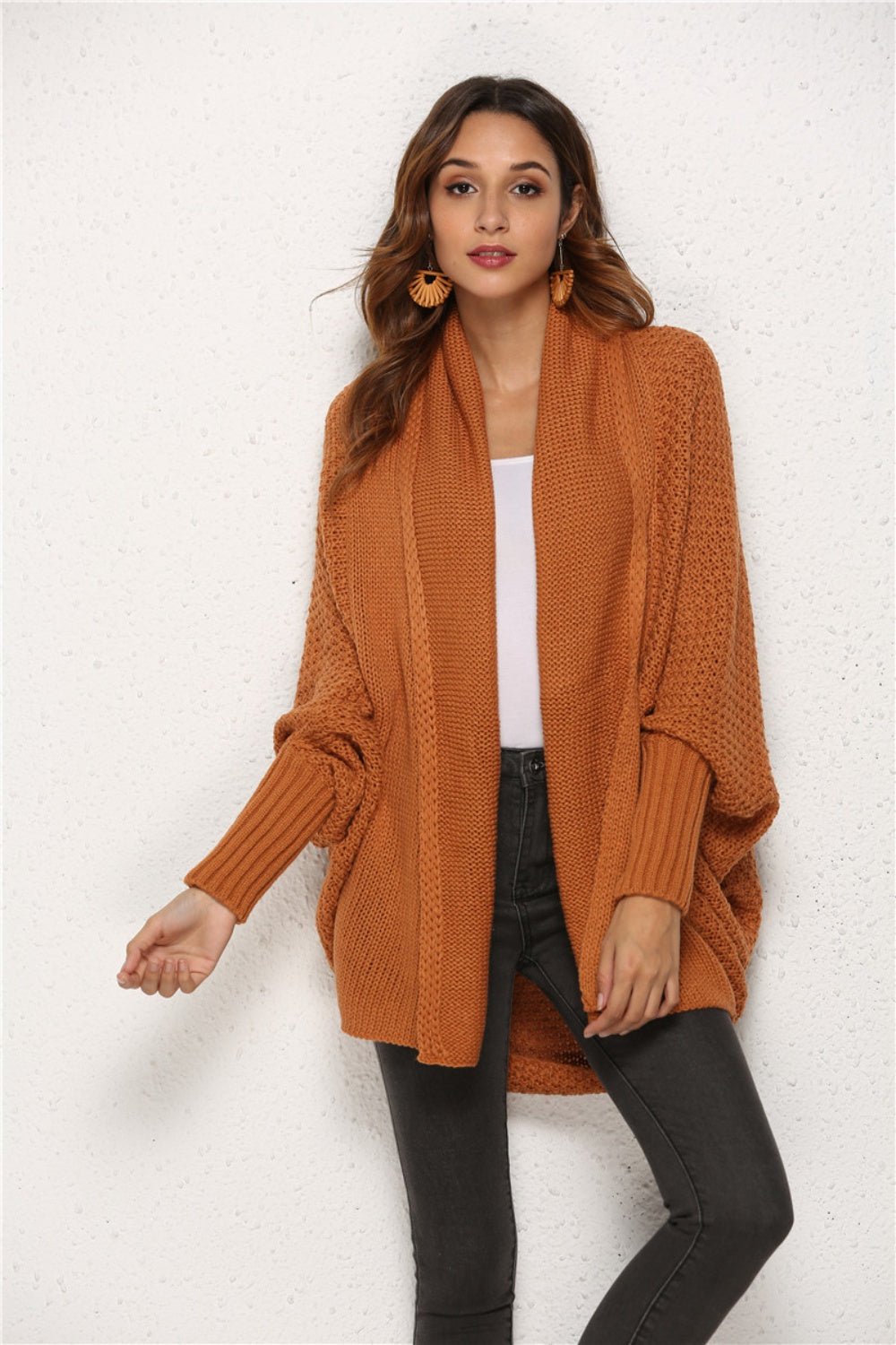 Angel Wings Open Front Batwing Sleeve Cardigan - Flip Flop Dynasty