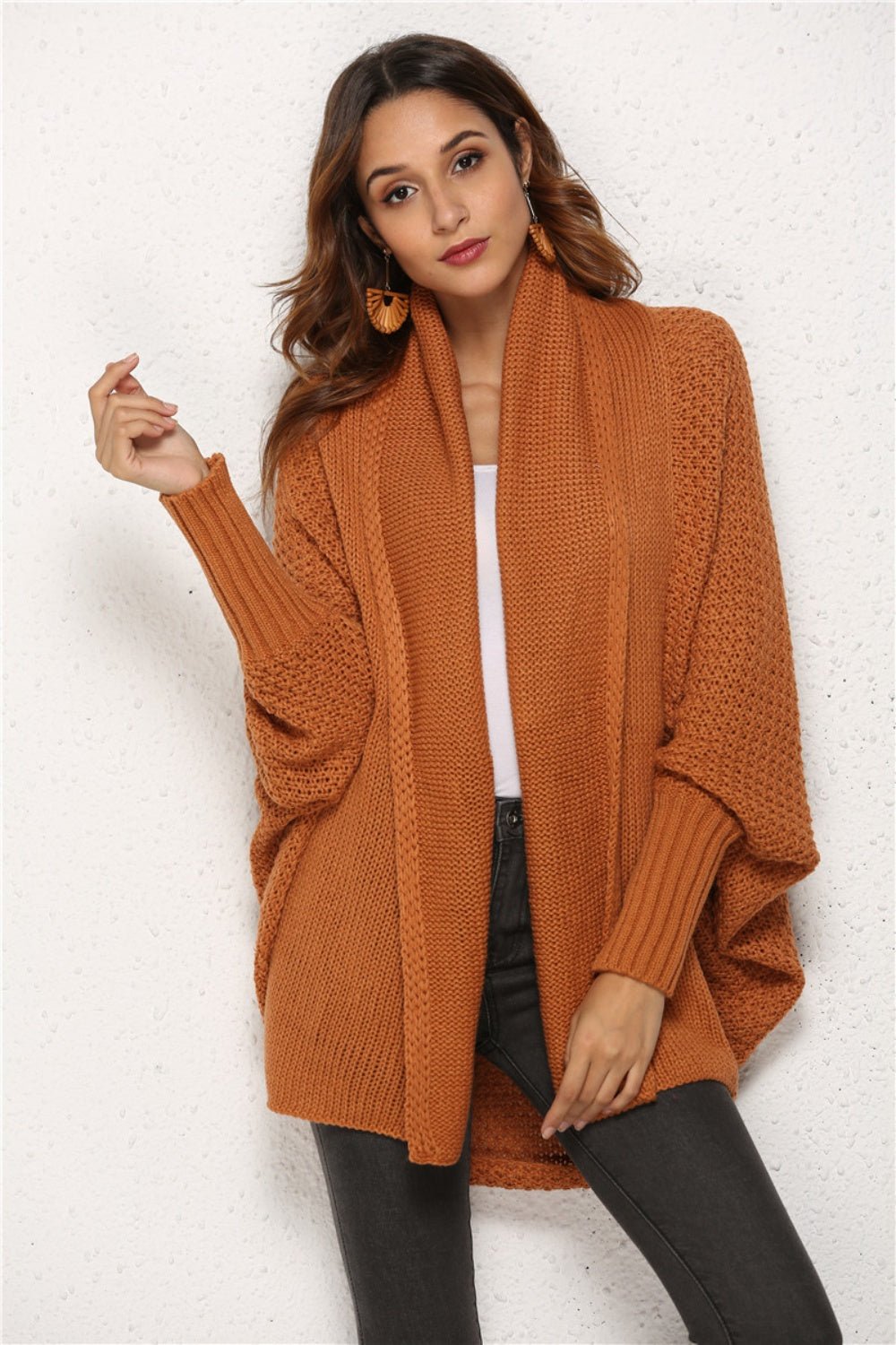 Angel Wings Open Front Batwing Sleeve Cardigan - Flip Flop Dynasty