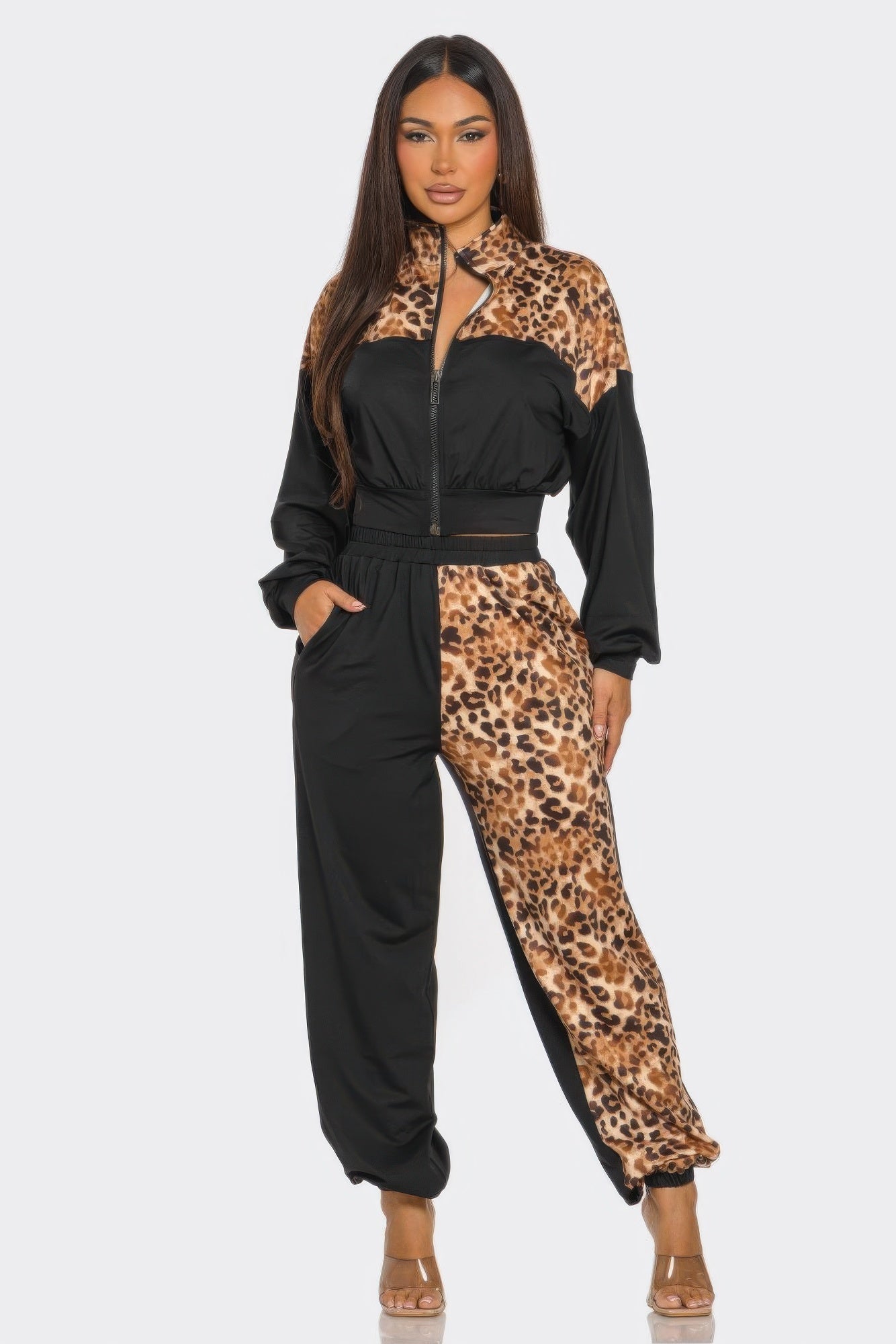 Animal Print Jogger Set - Flip Flop Dynasty