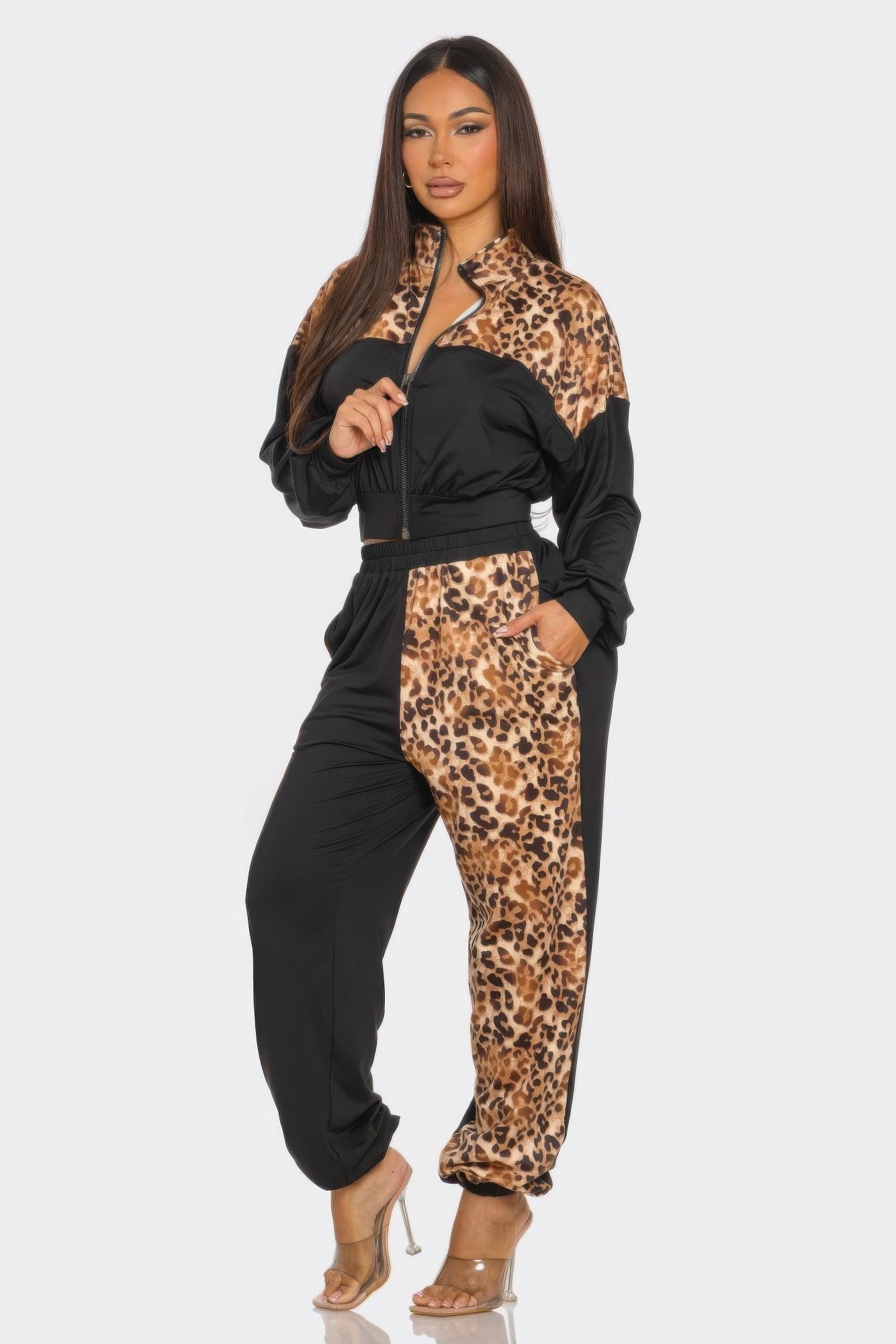 Animal Print Jogger Set - Flip Flop Dynasty