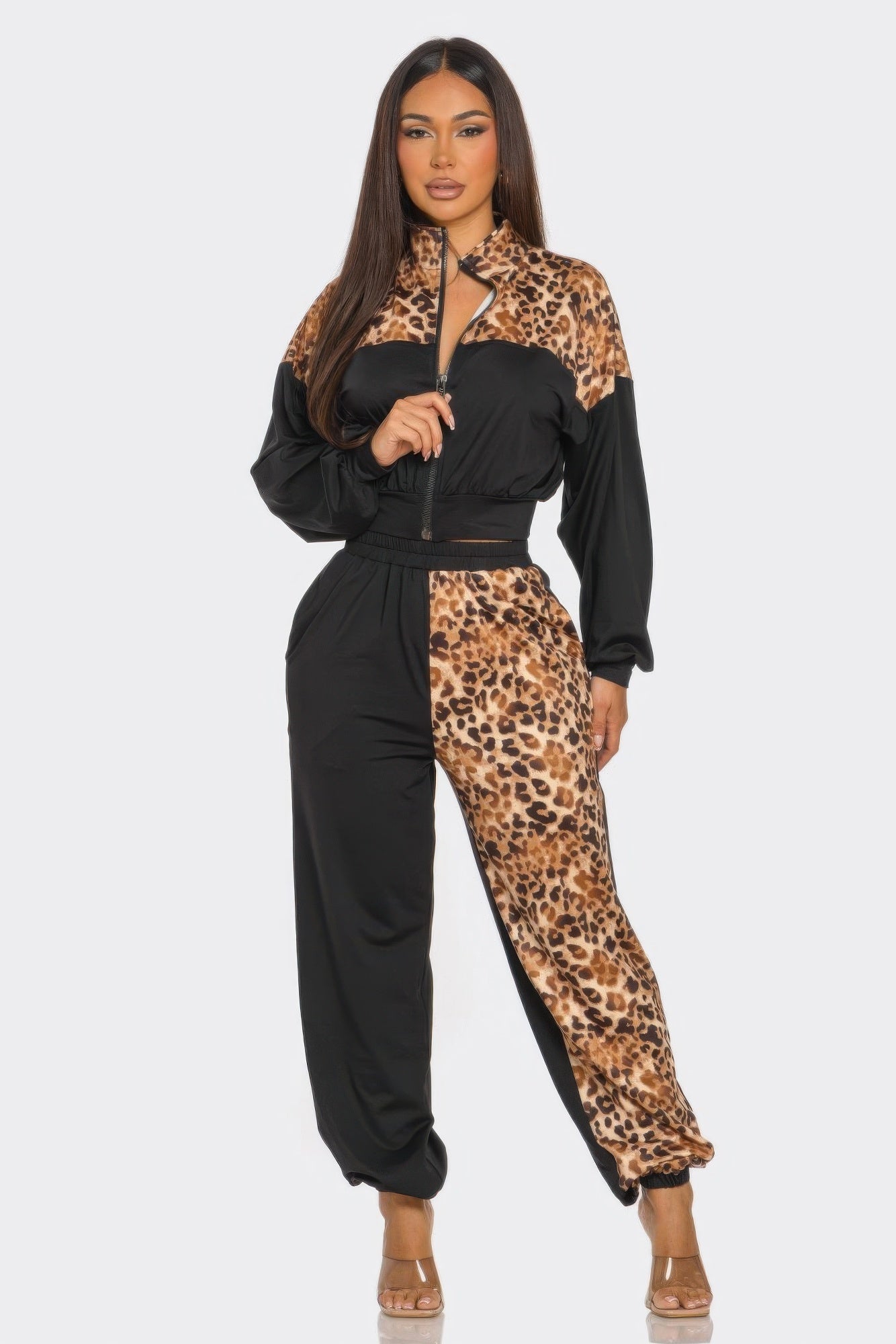 Animal Print Jogger Set - Flip Flop Dynasty