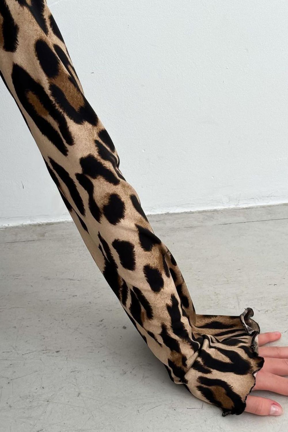 Backless Leopard Long Sleeve Mini Dress - Flip Flop Dynasty