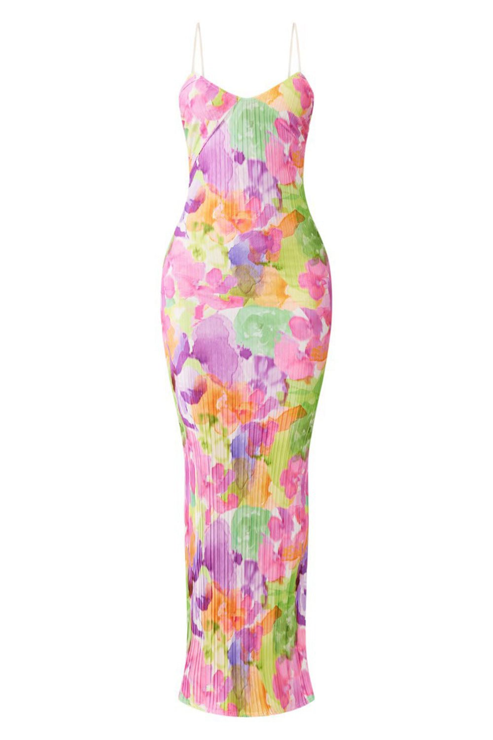 Backless Printed Maxi Cami Dress - Flip Flop Dynasty
