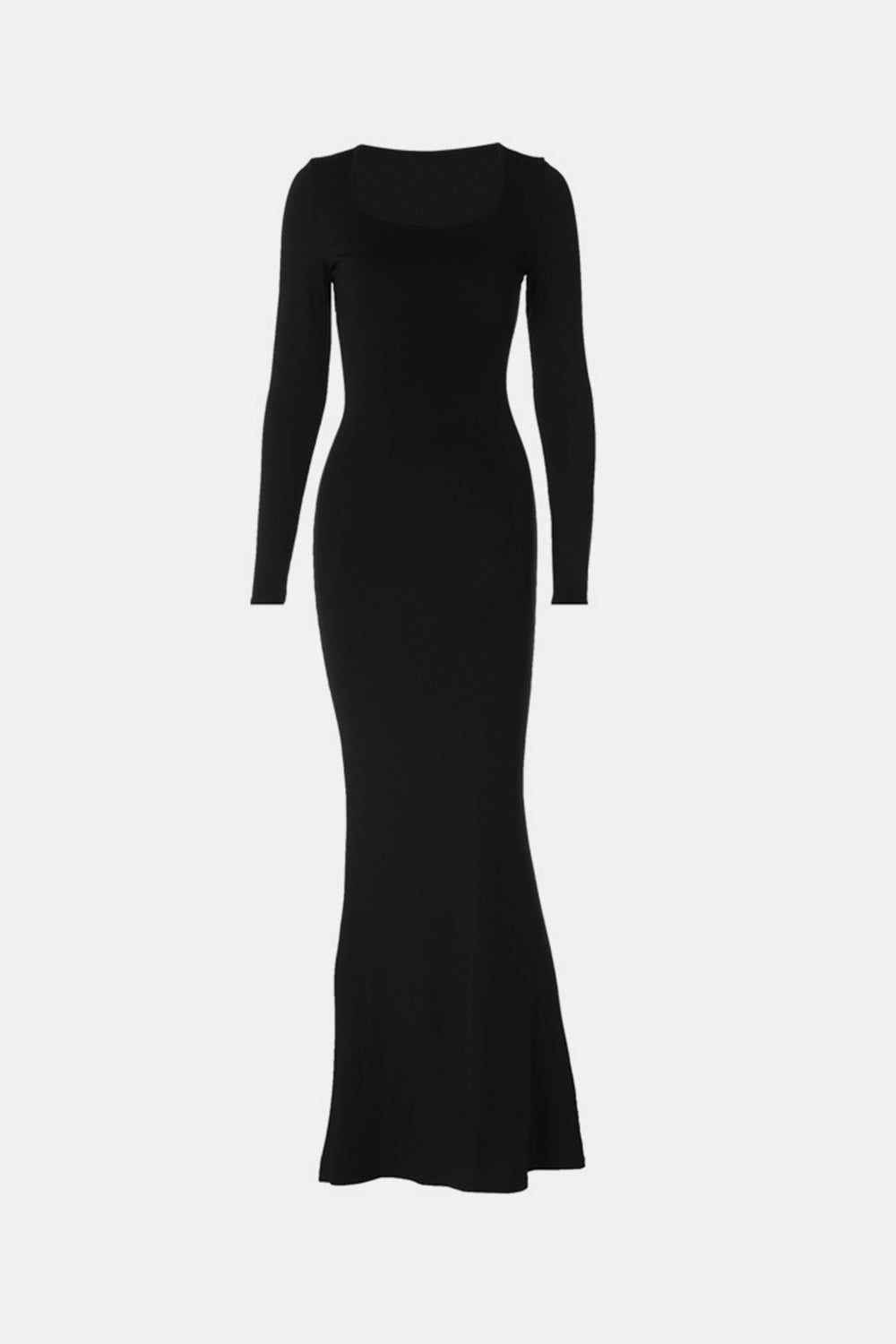 Basic Bae Built - In Shapewear Square Neck Long Sleeve Maxi Dress - Flip Flop Dynasty