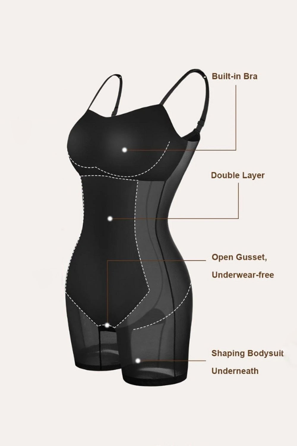 Basic Bae Built - In Shapewear Square Neck Short Sleeve Maxi Dress - Flip Flop Dynasty