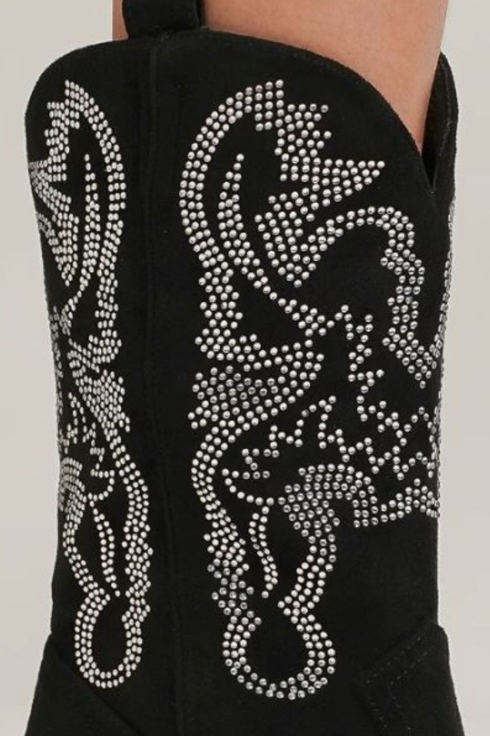 Beast Fashion Rhinestone Detail Point Toe Boots - Flip Flop Dynasty