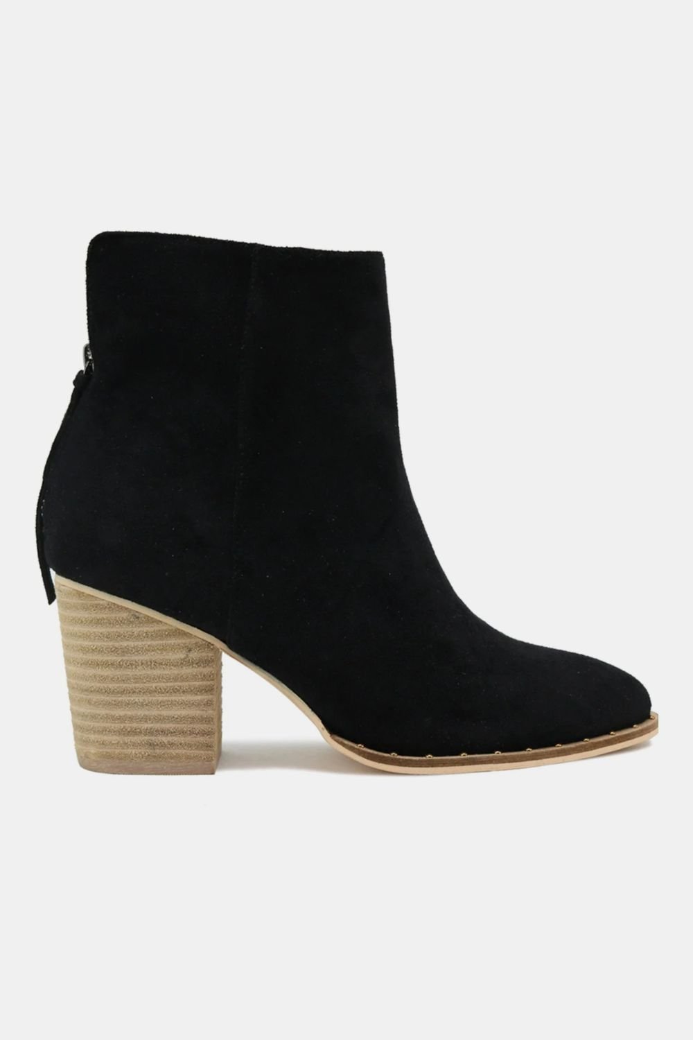 Beast Fashion Suede Point Toe Ankle Booties - Flip Flop Dynasty
