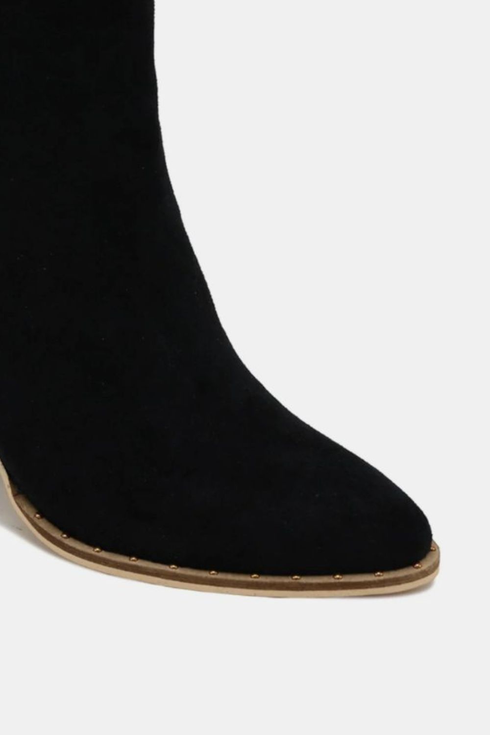 Beast Fashion Suede Point Toe Ankle Booties - Flip Flop Dynasty