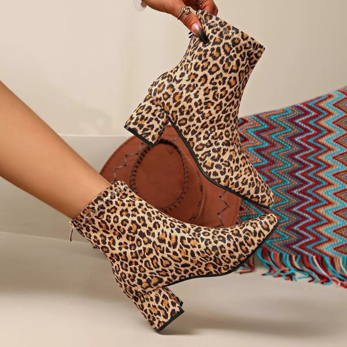 Block Heel Ankle Boots - Flip Flop Dynasty