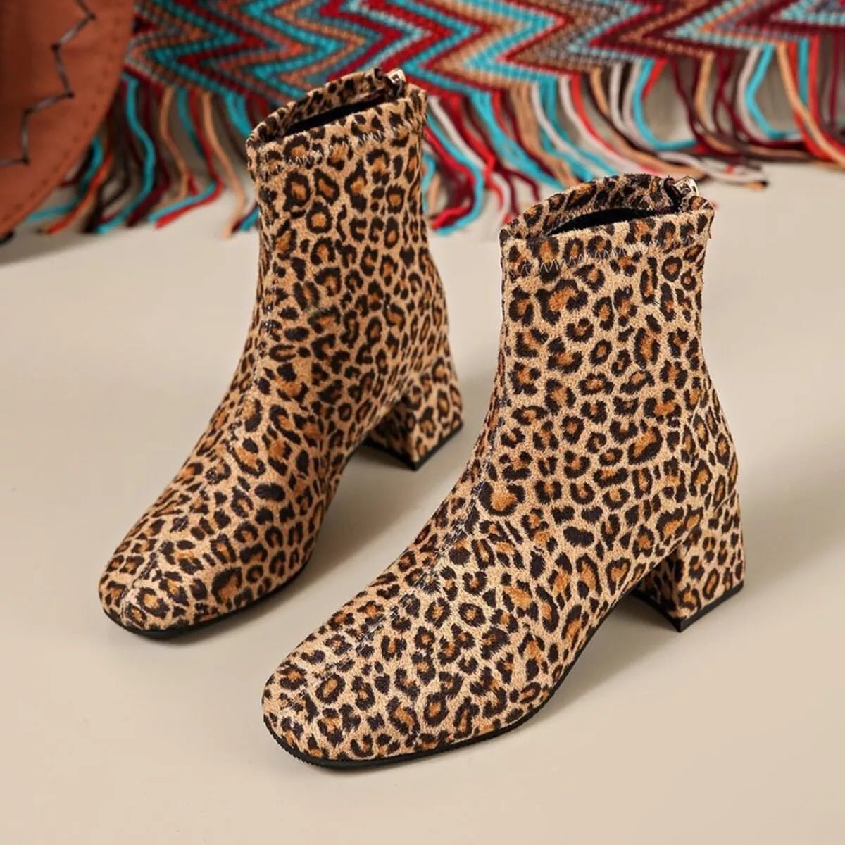 Block Heel Ankle Boots - Flip Flop Dynasty