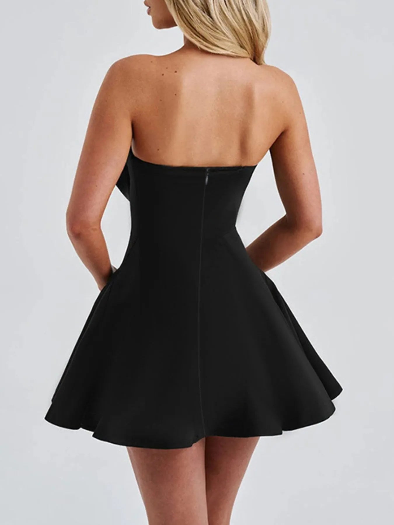 Bow Tube A - Line Mini Dress - Flip Flop Dynasty