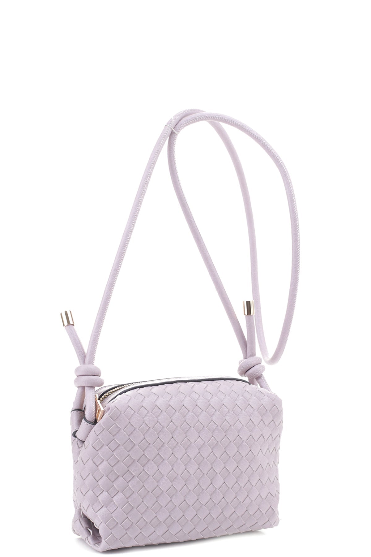 Braid Texture Zipper Crossbody Bag - Flip Flop Dynasty