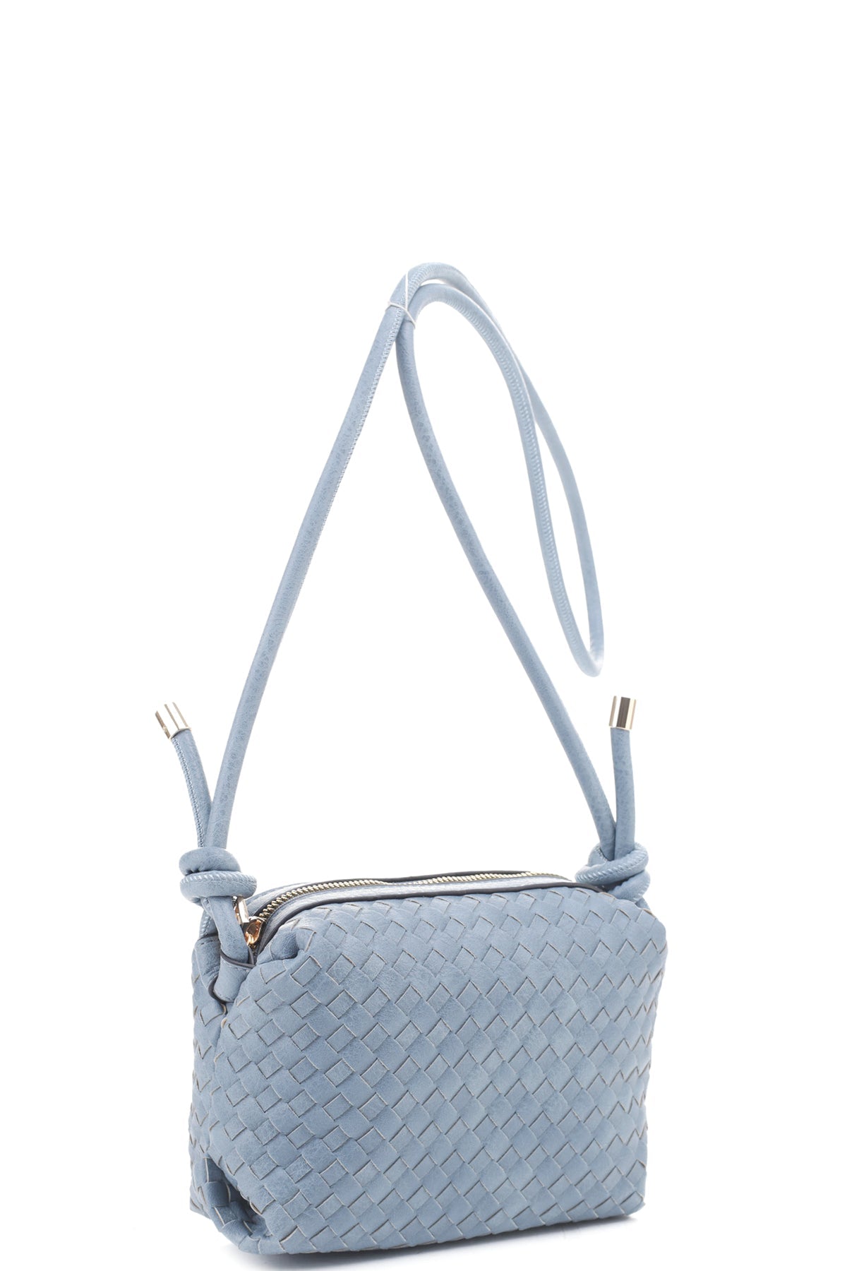 Braid Texture Zipper Crossbody Bag - Flip Flop Dynasty