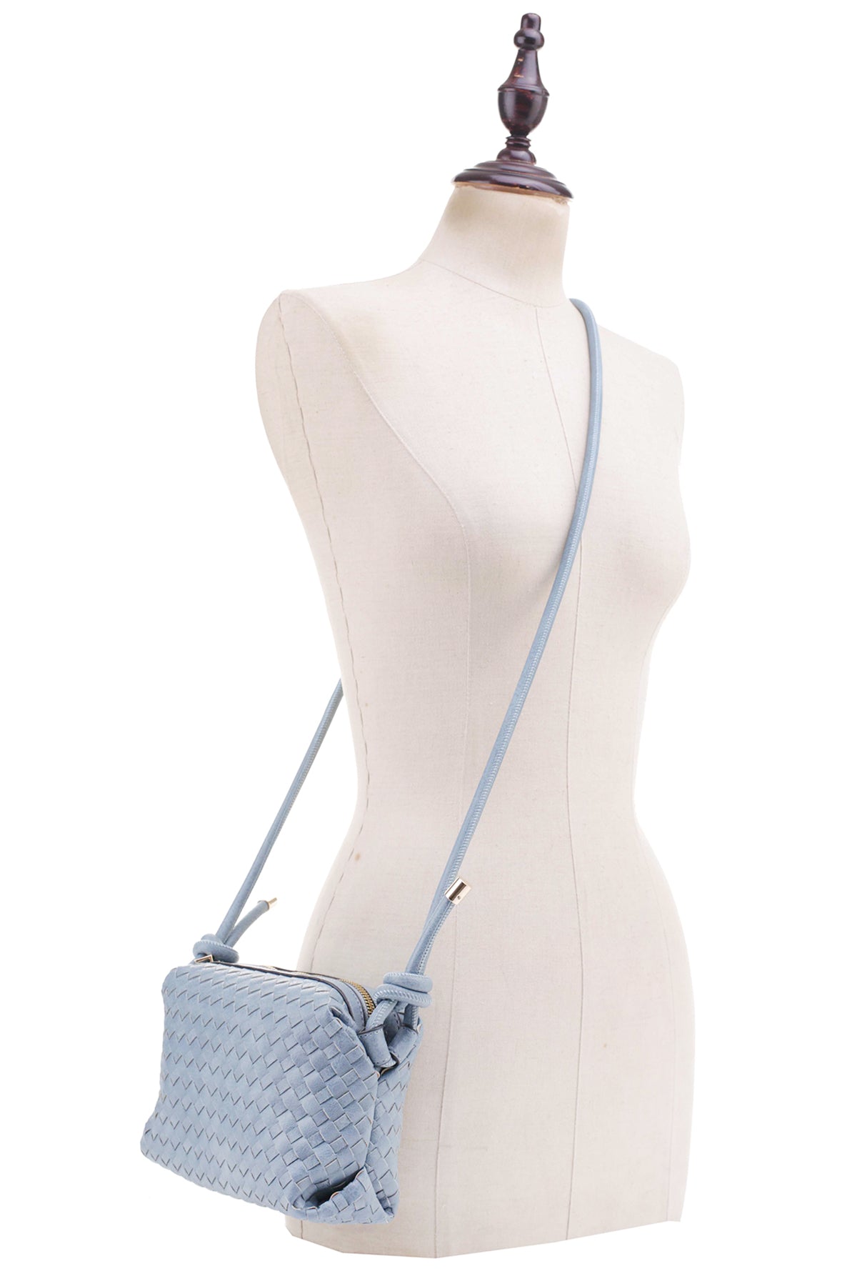 Braid Texture Zipper Crossbody Bag - Flip Flop Dynasty
