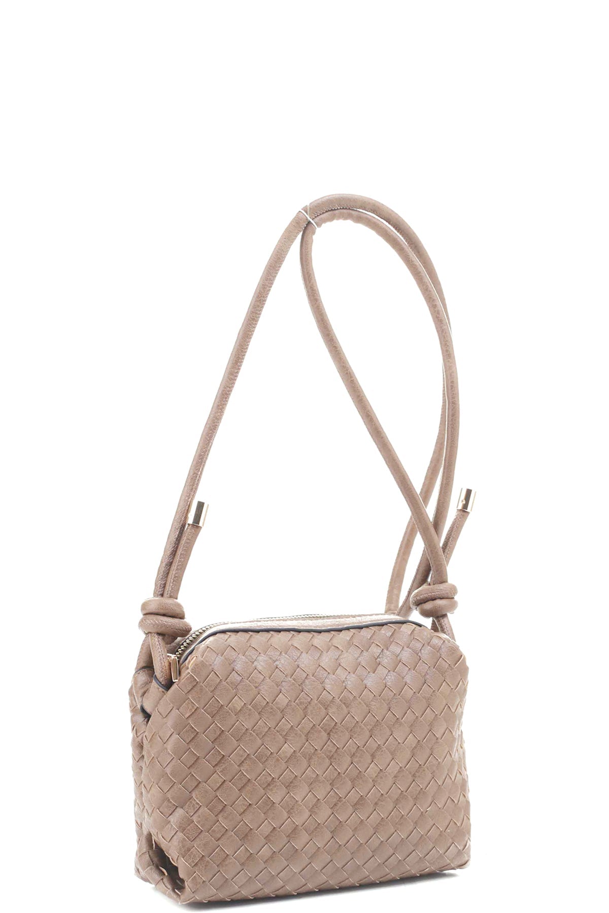 Braid Texture Zipper Crossbody Bag - Flip Flop Dynasty