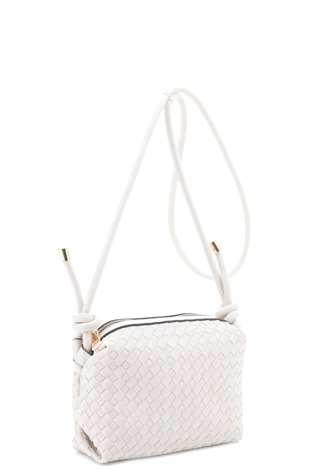 Braid Texture Zipper Crossbody Bag - Flip Flop Dynasty