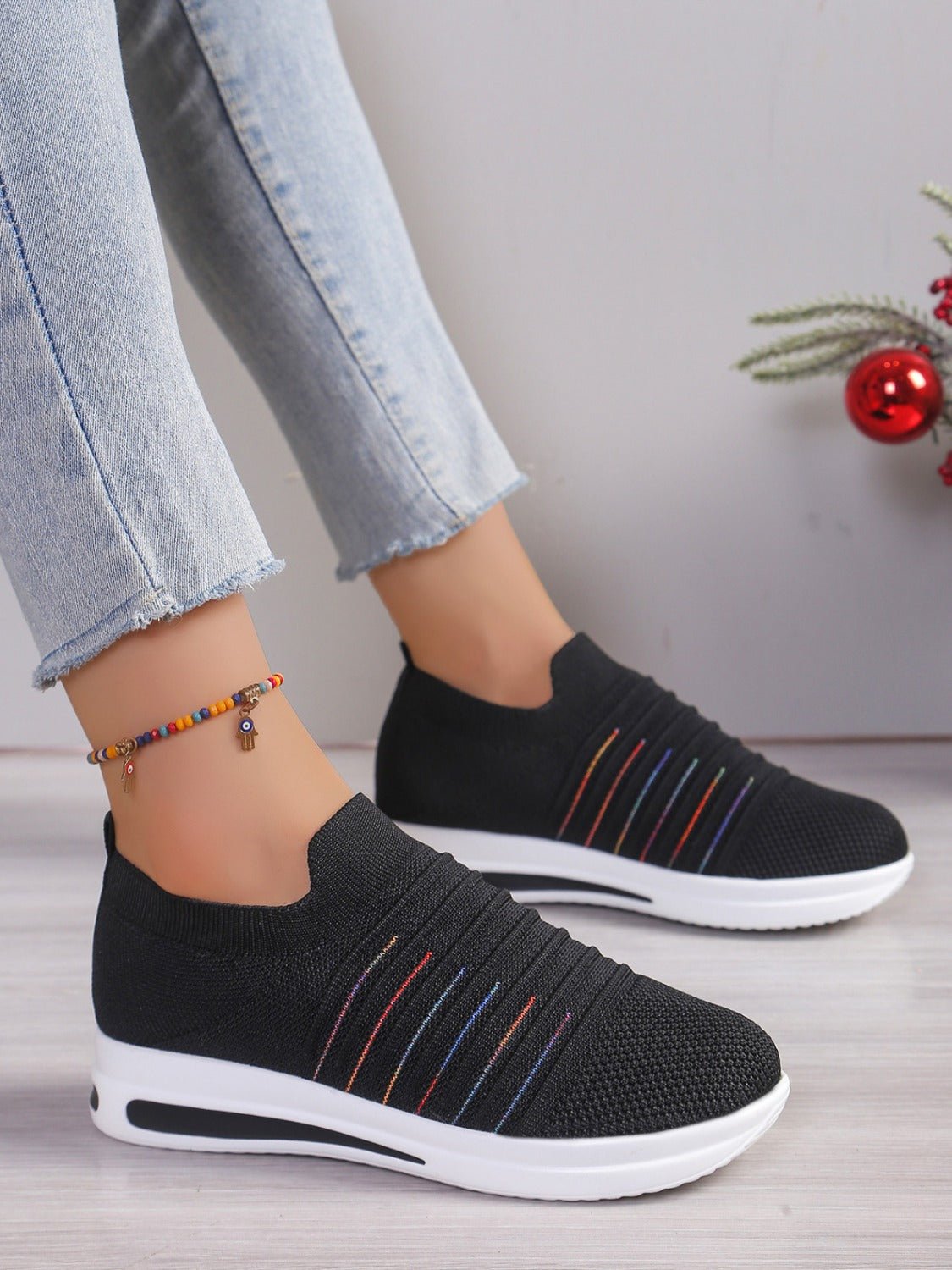 Breathable Mesh Wedge Sneakers - Flip Flop Dynasty