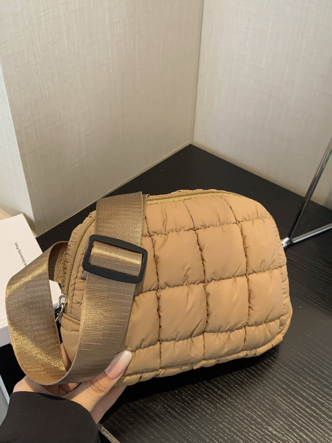 Bubble Texture Adjustable Strap Crossbody Bag - Flip Flop Dynasty