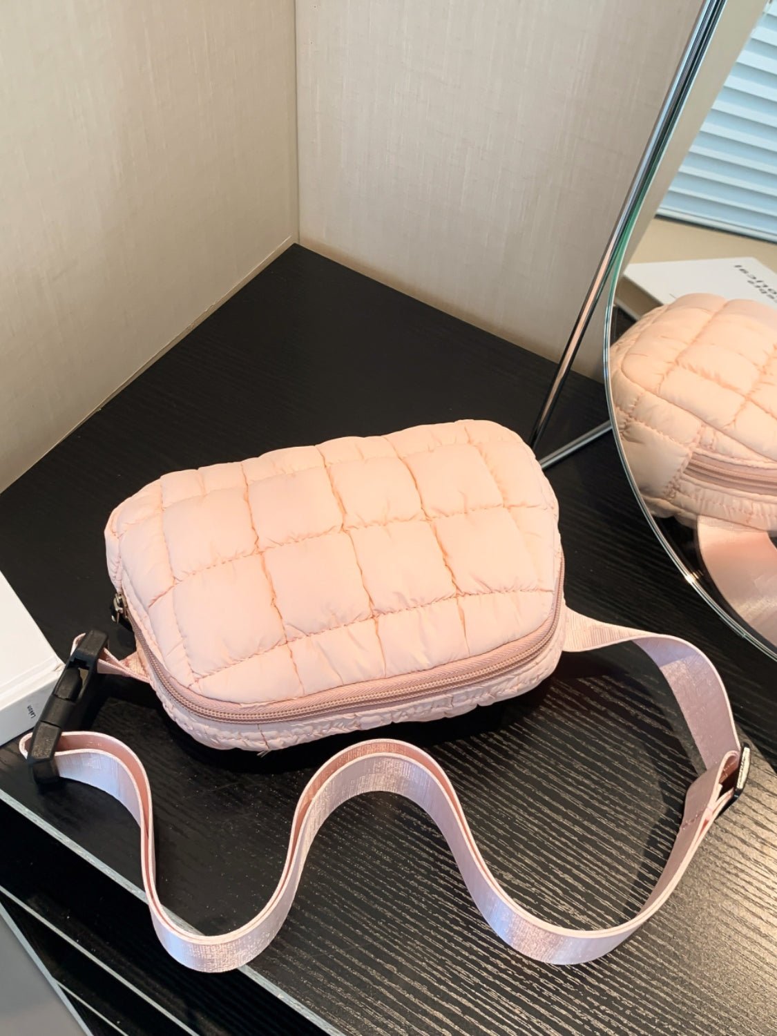 Bubble Texture Adjustable Strap Crossbody Bag - Flip Flop Dynasty