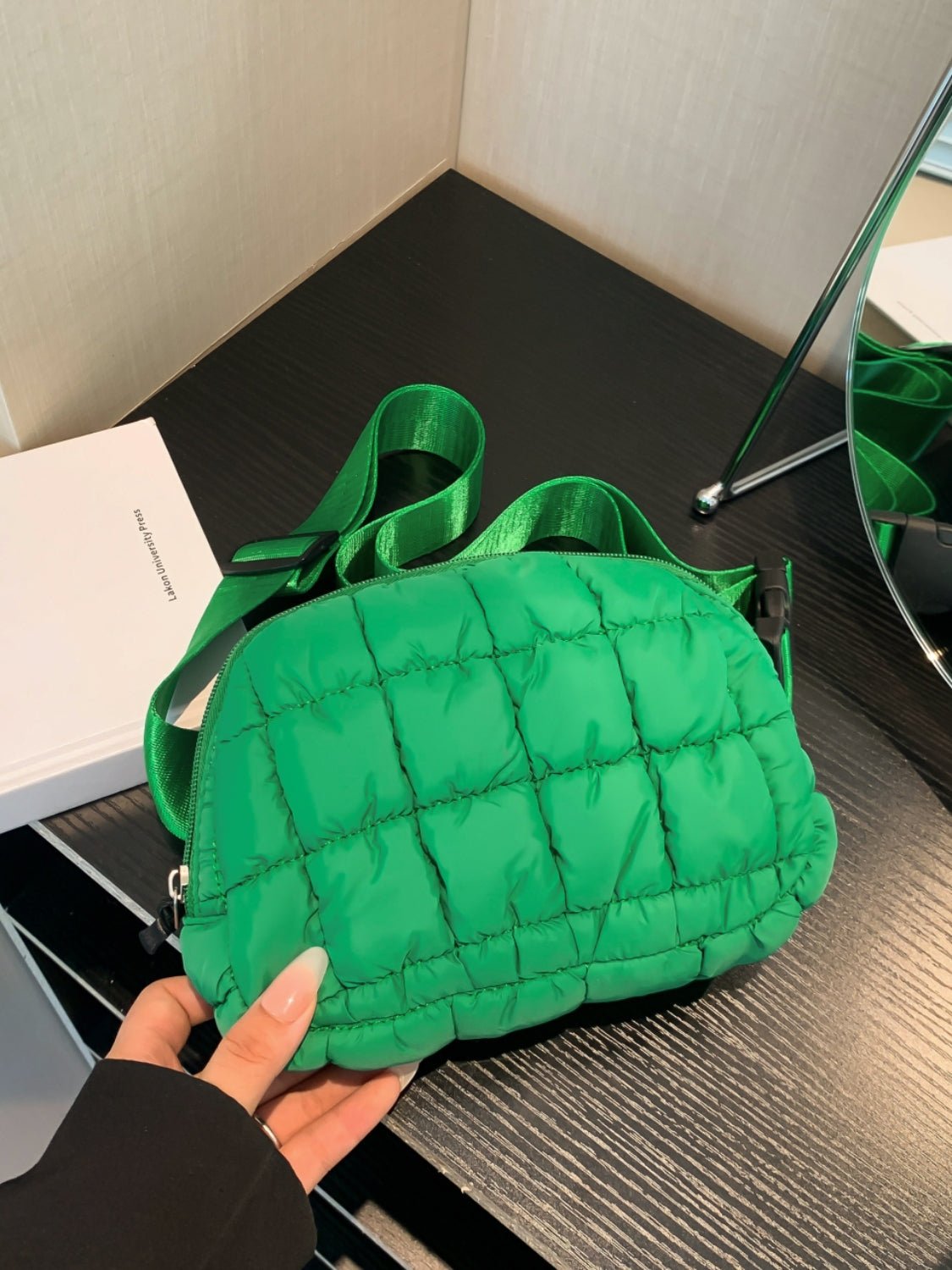 Bubble Texture Adjustable Strap Crossbody Bag - Flip Flop Dynasty