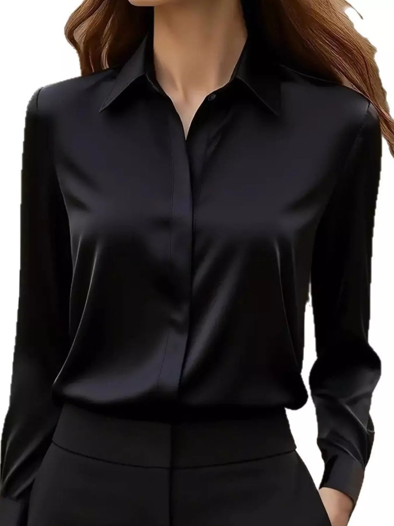 Button Down Collared Neck Long Sleeve Shirt - Flip Flop Dynasty
