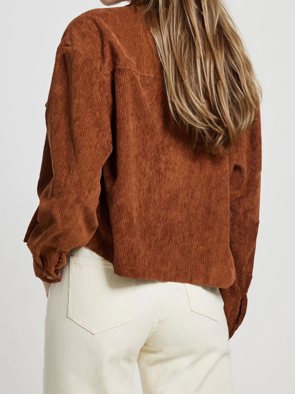 Button Up Long Sleeve Jacket - Flip Flop Dynasty