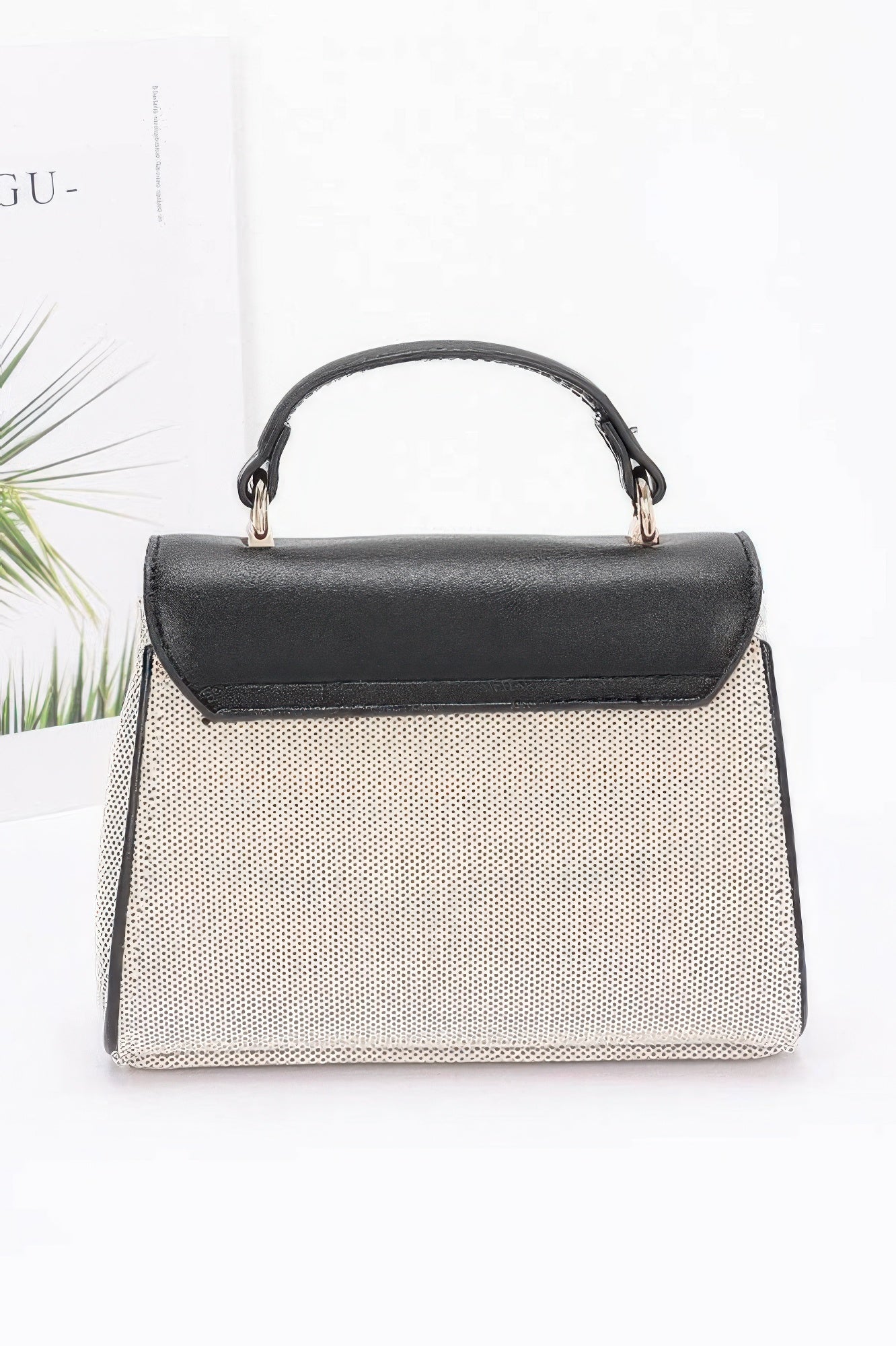 Canvas Top Handle Flap Bag - Flip Flop Dynasty