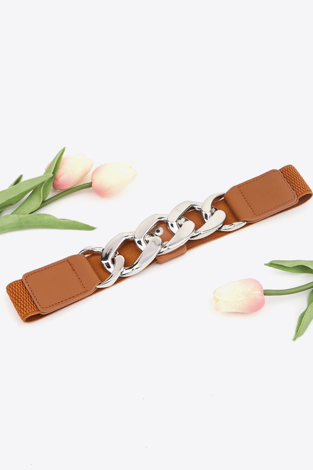 Chain Detail Elastic Belt - Flip Flop Dynasty