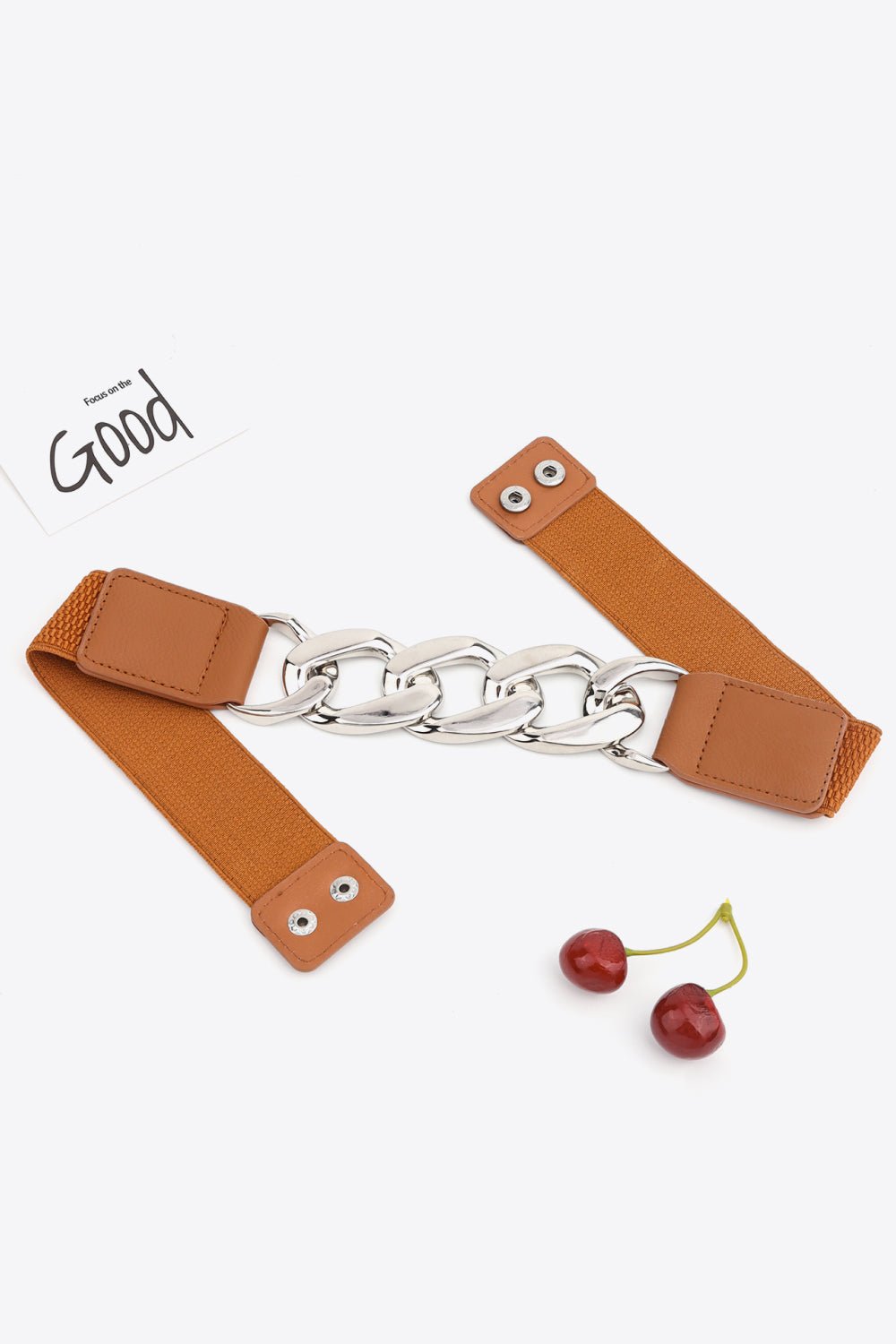 Chain Detail Elastic Belt - Flip Flop Dynasty