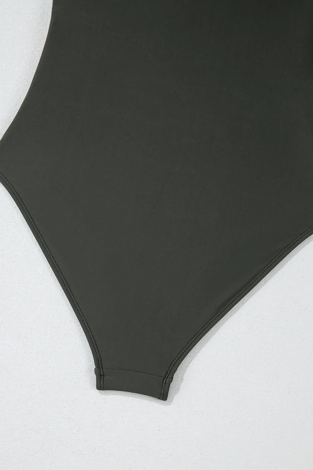 Color Block Padded Square Neck One Piece Swimsuit - Flip Flop Dynasty