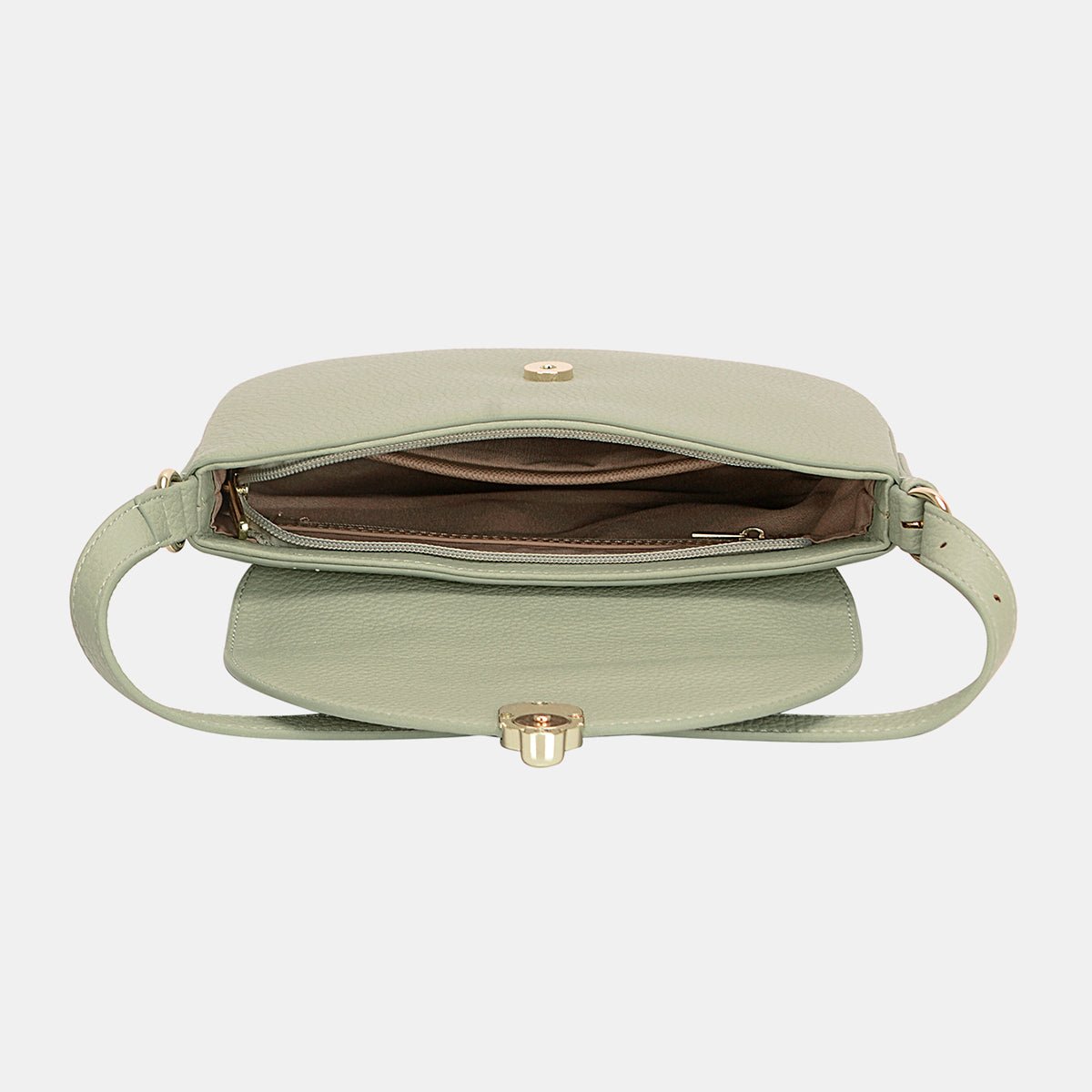 David Jones Metal Buckle Shoulder Bag - Flip Flop Dynasty