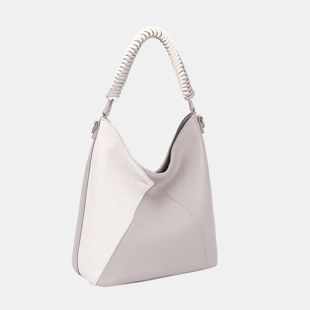 David Jones Woven Handle PU Leather Handbag - Flip Flop Dynasty