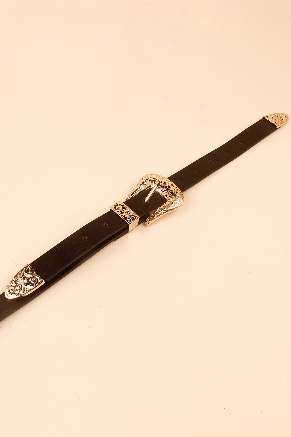 Double Buckle PU Leather Belt - Flip Flop Dynasty