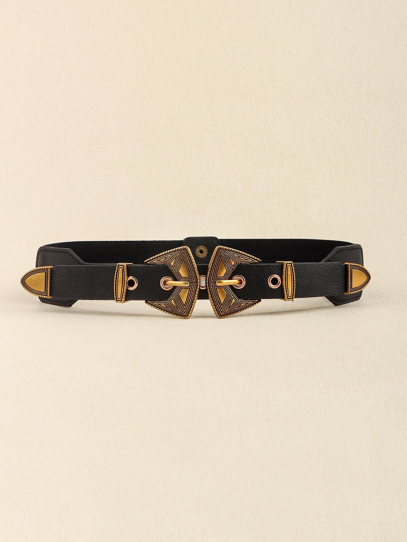 Double Buckle PU Leather Belt - Flip Flop Dynasty