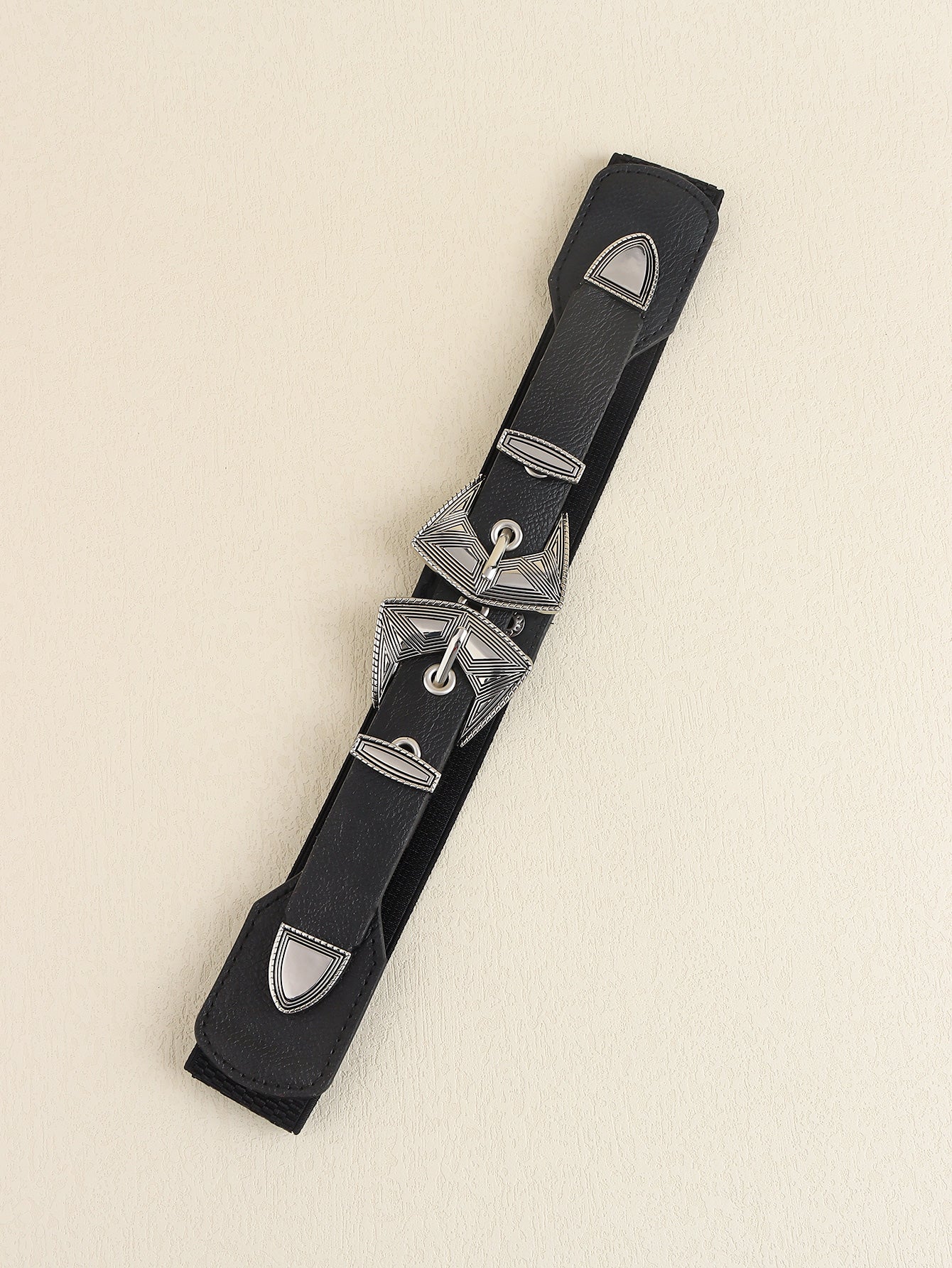Double Buckle PU Leather Belt - Flip Flop Dynasty