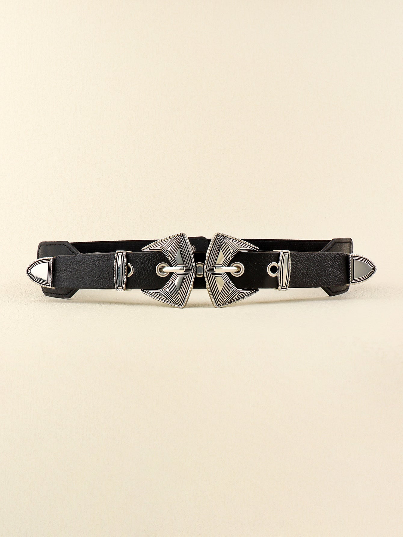 Double Buckle PU Leather Belt - Flip Flop Dynasty