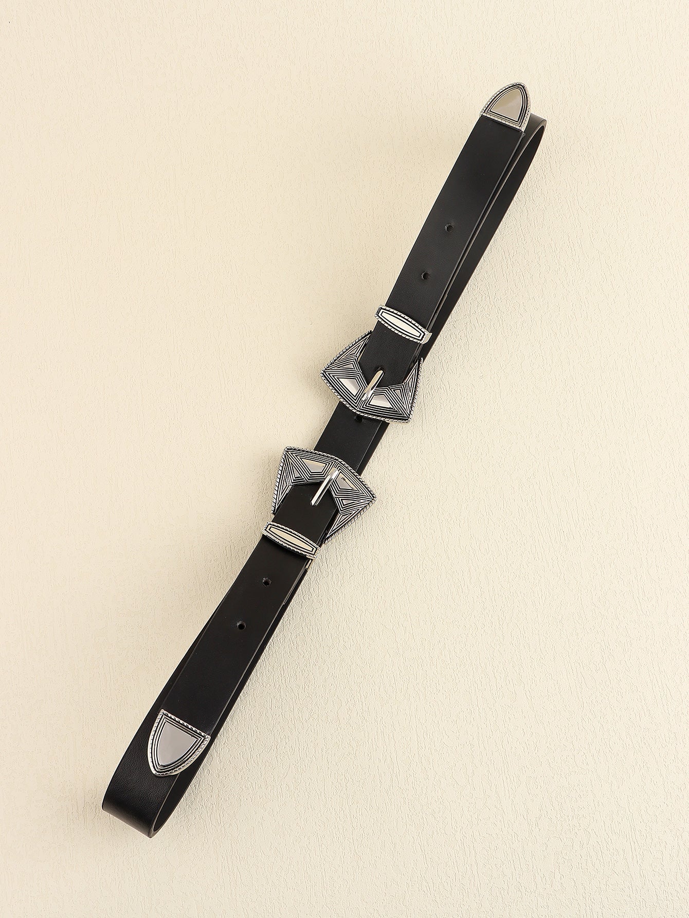 Double Buckle PU Leather Belt - Flip Flop Dynasty
