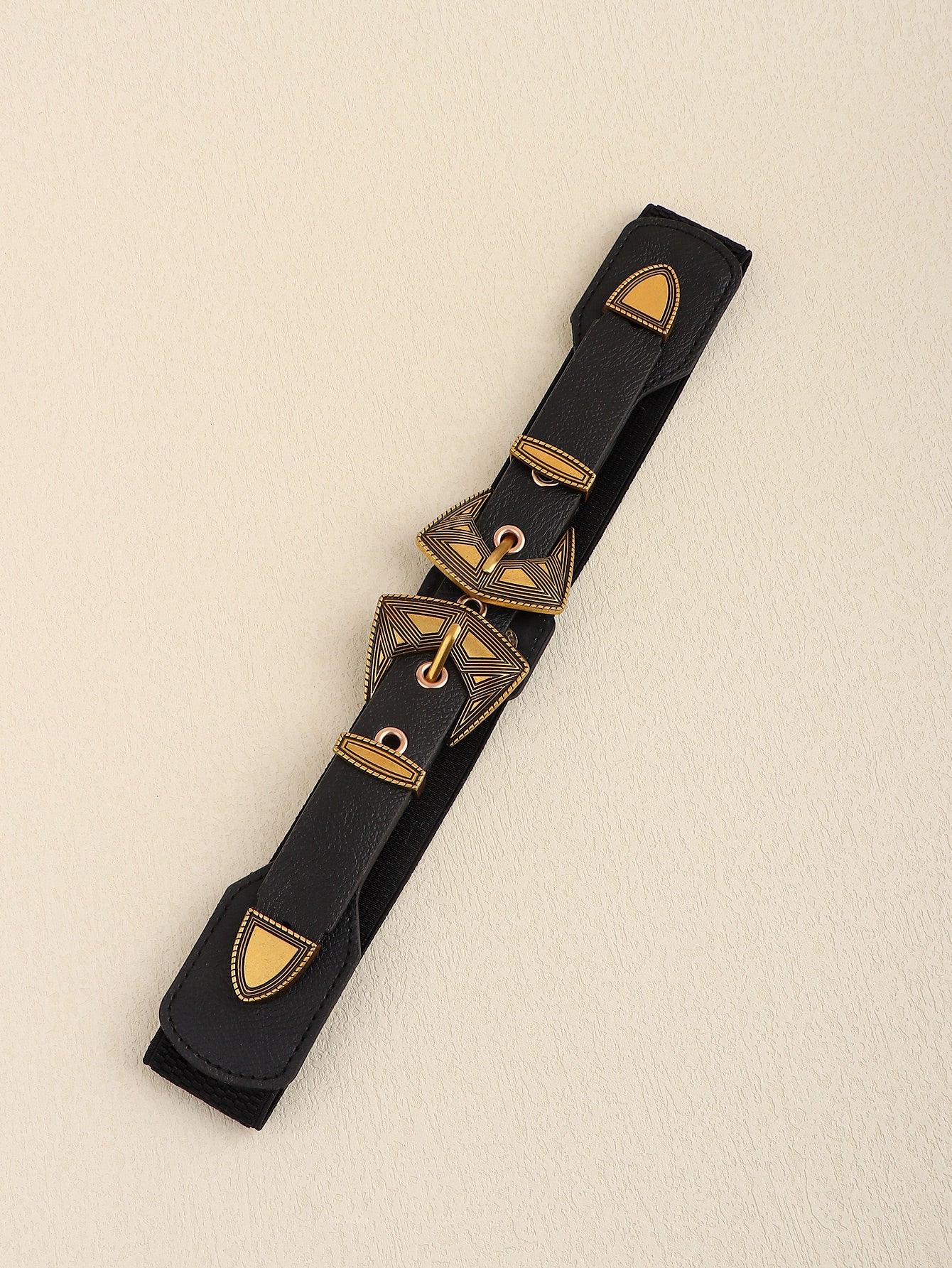 Double Buckle PU Leather Belt - Flip Flop Dynasty