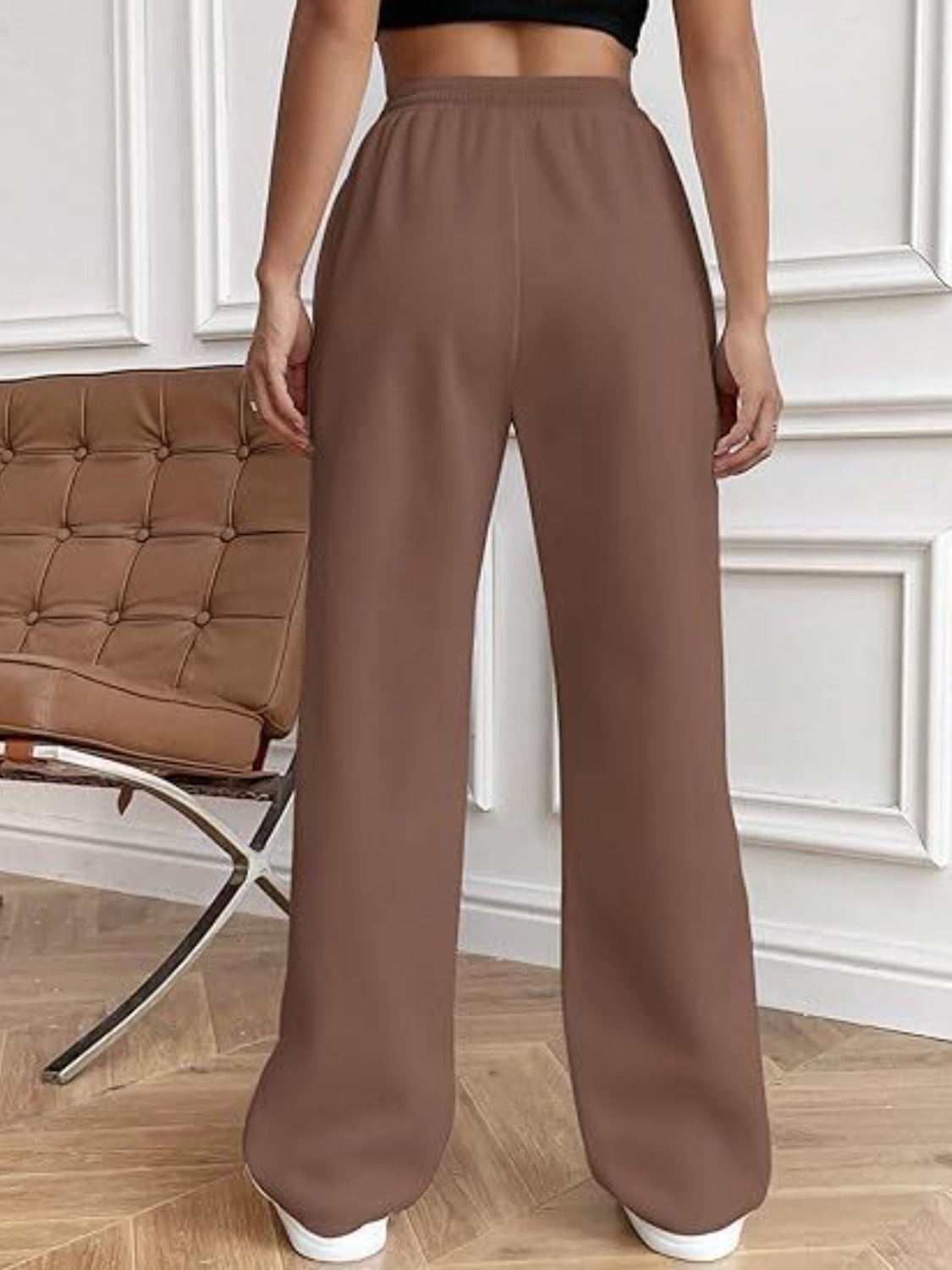 Drawstring Wide Leg Pants with Pockets - Flip Flop Dynasty