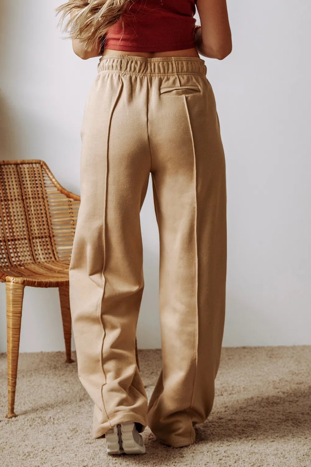 Drawstring Wide Leg Pants with Pockets - Flip Flop Dynasty