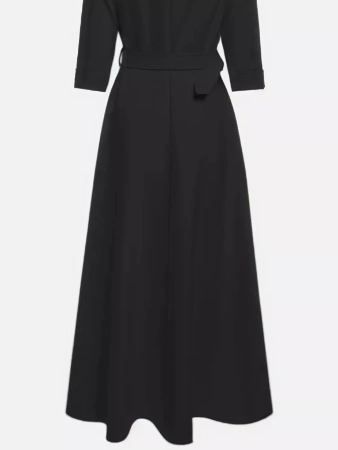 Elegant Off - Shoulder Belted Maxi Dress - Flip Flop Dynasty